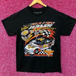Van Halen Nascar Racing Car Graphic Design T-Shirt Medium
